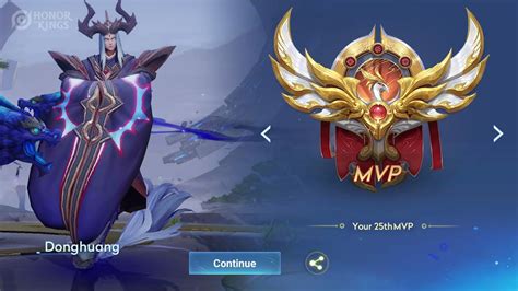 MVP Support Donghuang Honor Of Kings Ranked Game Platinum Rank