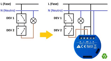 Deviatore Elettrico Schema Collegamento Come Collegare Deviatori Ad