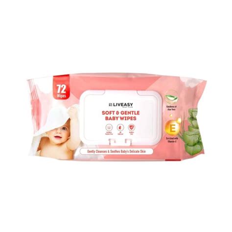 Liveasy Baby Care Soft And Gentle Baby Wipes Wipes Cureka