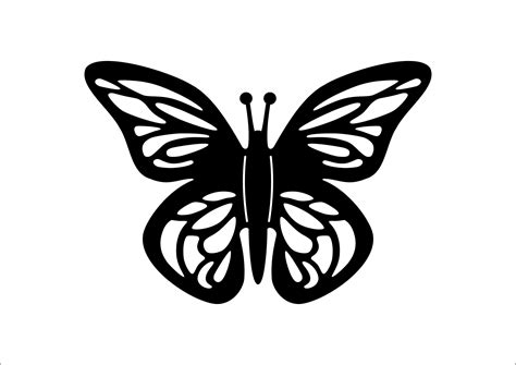 Butterfly Silhouette Svg Vector Designs Freepatternsa