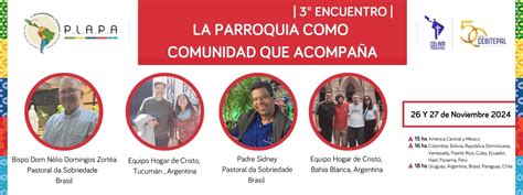 Encuentro La Parroquia Como Comunidad Que Acompa A Cebitepal