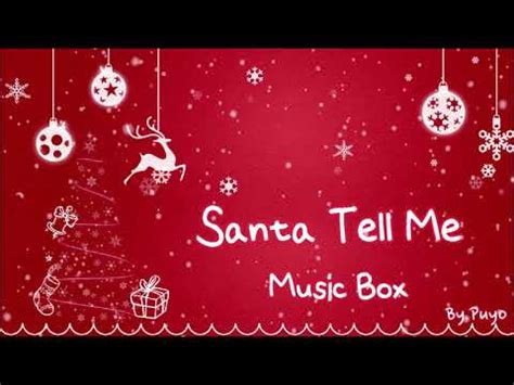 Ariana Grande Santa Tell Me Music Box Ver