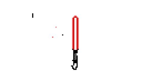 Sith Lightsaber Diegniting Pixel Art