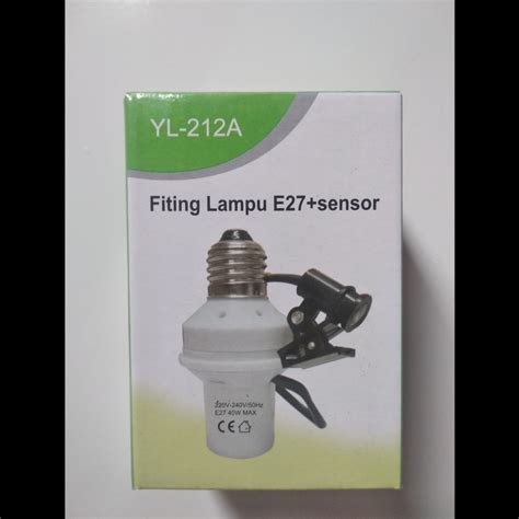 Jual Fitting Lampu Sensor Cahaya Otomatis Mati Jika Siang Shopee