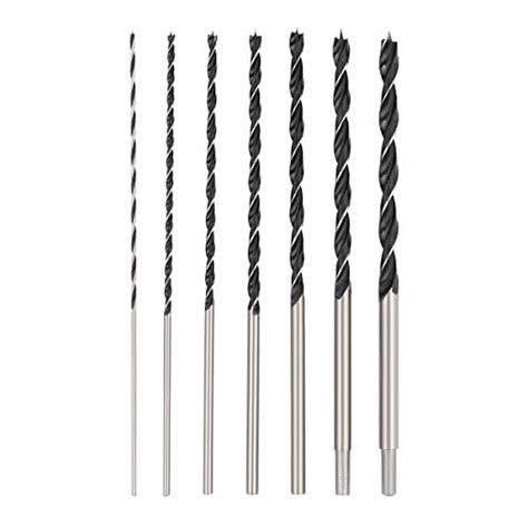 COMOWARE Extra Long Brad Point Drill Bit Set 300mm Carbon Steel Wood