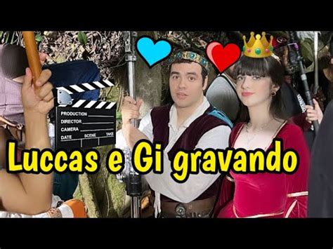 BASTIDORES DO LUCCAS NETO E GI NO FILME PRÍNCIPE LU E A LENDA DO