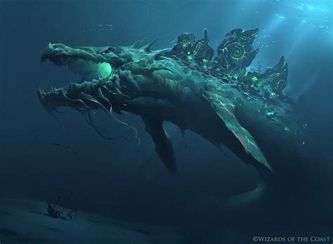 Vorthos Mike On Twitter Sea Creatures Art Sea Monster Art Fantasy