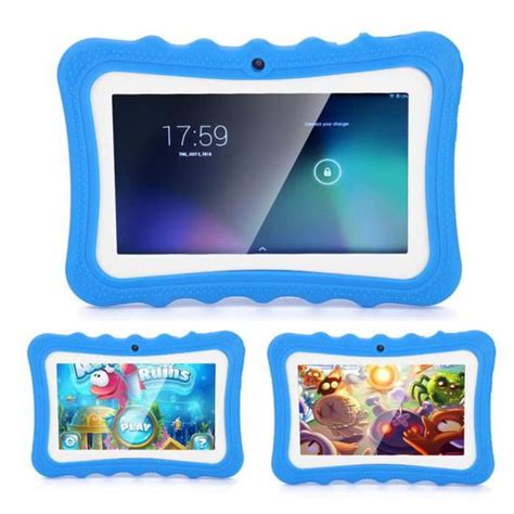 HURRISE Tablette WIFI Pour Enfants 7 Pouces WIFI Quad Core Tablette