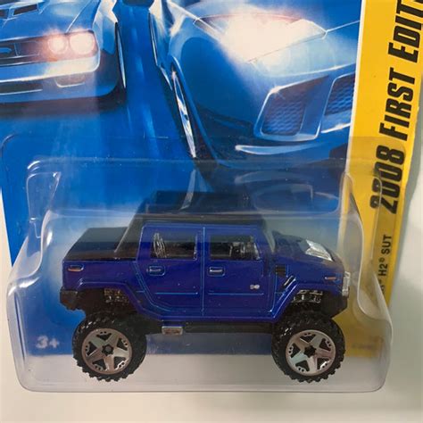 Hot Wheels Hummer H2 Sut Blue Flipn Diecast