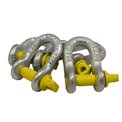 Beaver Hot Dipped Galvanised Screw Pin Dee Shackles Pail
