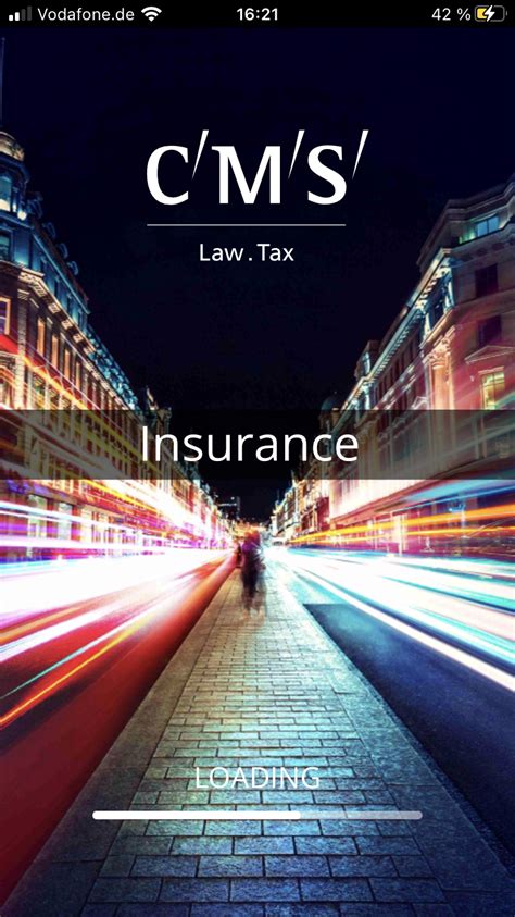 Cms Insurance Mobile Application International Legal Information