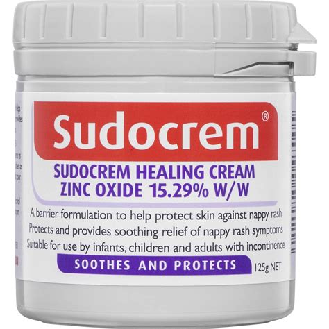 Sudocrem Nappy Rash Cream 125g Woolworths