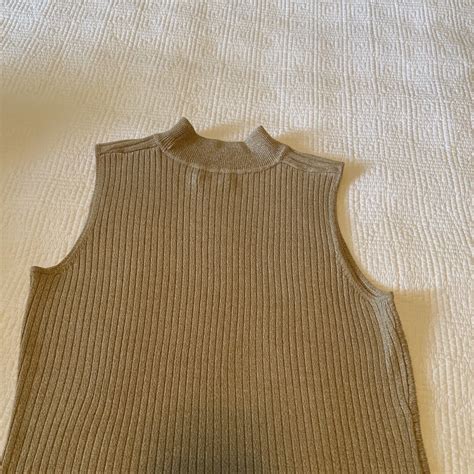 Dana Buchman Sleeveless Mock Turtleneck Top Size L Euc Free Shipping