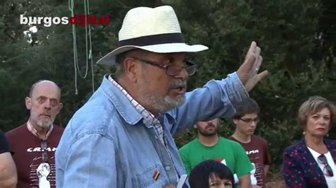 Juan Vallejo en el homenaje a las víctimas del terrorismo franquista en