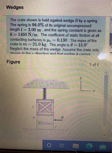 Solved Wedges Learning Goal To Use The Equations Of Chegg