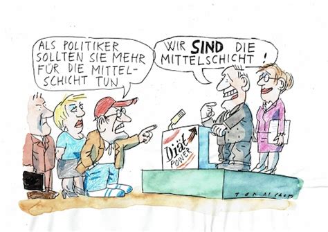 Mittelschicht Von Jan Tomaschoff Politik Cartoon TOONPOOL