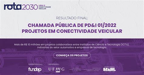 Rota 2030 Confira o Resultado Final da Chamada Pública de PD I 01 2022