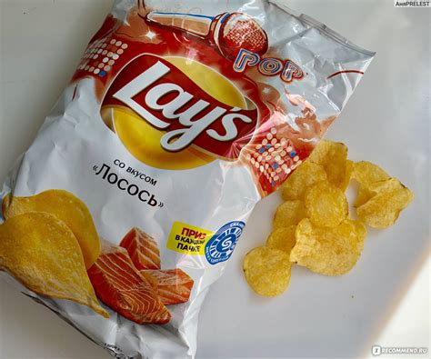 Чипсы картофельные Lays Лосось - «Самый несоответствующий вкус у Lays ...