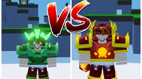 Roblox Bedwars Emerald Armor Vs Warrior Armor Which One Is Better