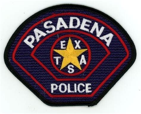 Texas Tx Pasadena Police Nice Shoulder Patch Sheriff Ebay