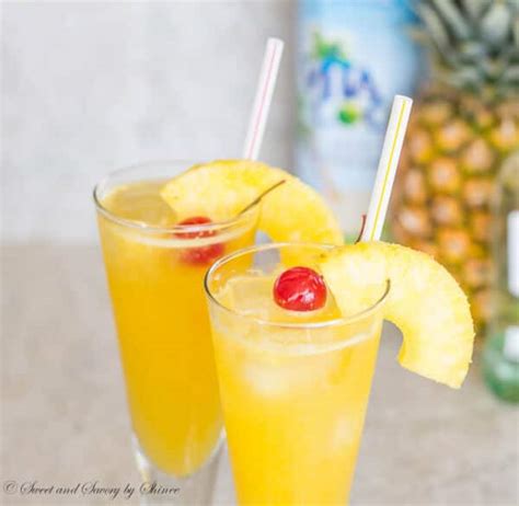 Pineapple Coconut Spritzer Sweet And Savory By Shinee