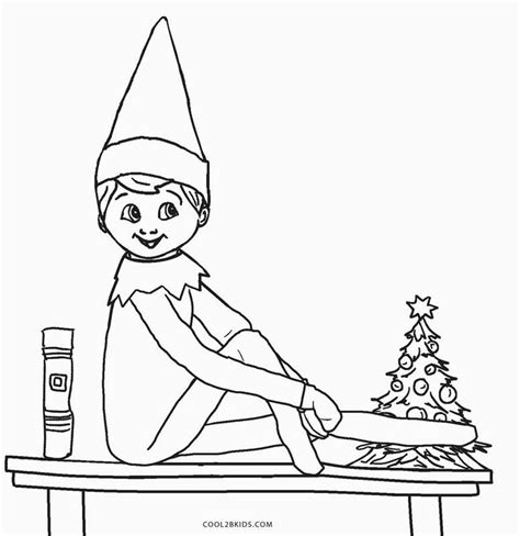 Printable Elf Coloring Pages - JaquanaxMclean