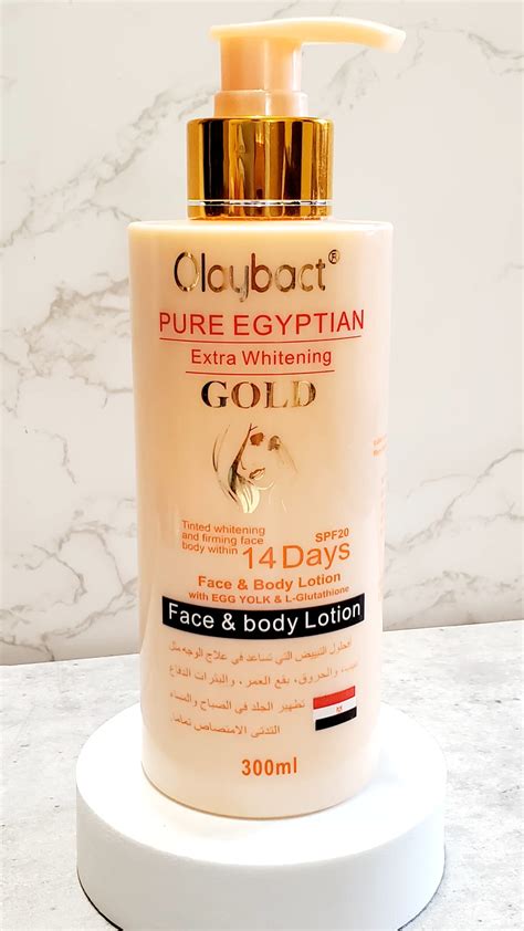 Olaybact Pure Egyptian Extra Whitening Gold Face & Body Lotion ...