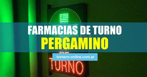 Farmacias De Turno En Pergamino Calendario De Turnos Hoy Mapa