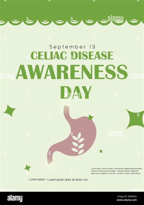 Celiac Disease Awareness Day September 13 Poster And Banner Design