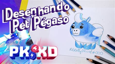 COMO DESENHAR O PET PÉGASO DO TIME VOLTS PKXDUniverse GRAVIDADE ZERO