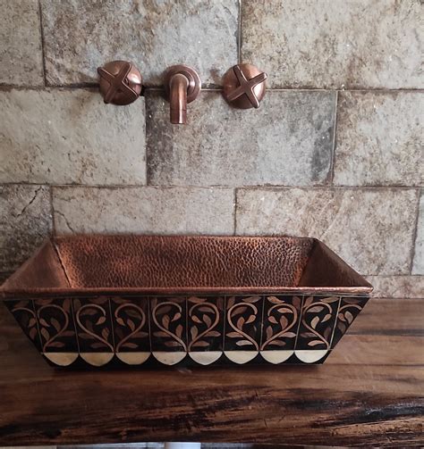 Antique Style Copper Sink Faucet Copper Wall Mount Faucet - Etsy