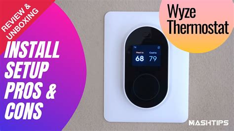 Wyze Thermostat Review First Impression Installation Pros Cons