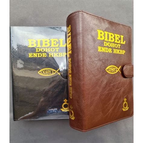 Jual Bibel Dohot Ende HKBP Besar Suplemen Ende Batak Toba Sampul Super