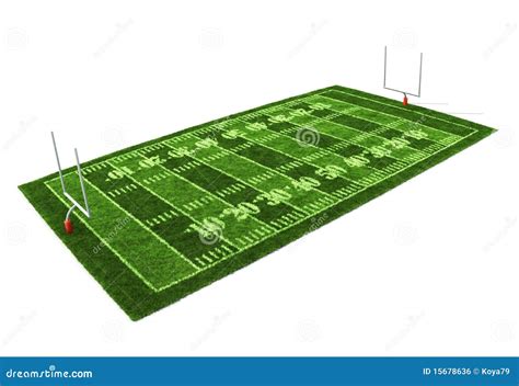 American Football Field Stock Illustration Illustration Of Marks