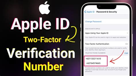 How To Change Or Remove Apple Id Two Factor Authentication Number