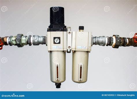 The Air Filter Used In Pneumatic System Stock Image Image Of Regulator Professional 80745953