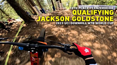 GoPro Jackson Goldstone 10th Place Qualifying Run 2023 UCI Downhill