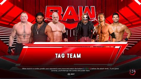 Brock Lesnar Roman Reigns Kane VS Triple H Hamberto The Fiend 6