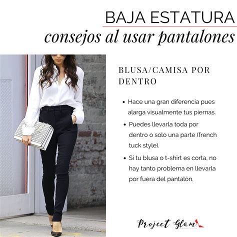 Baja Estatura Consejos Al Usar Pantalones Project Glam Moda Talla