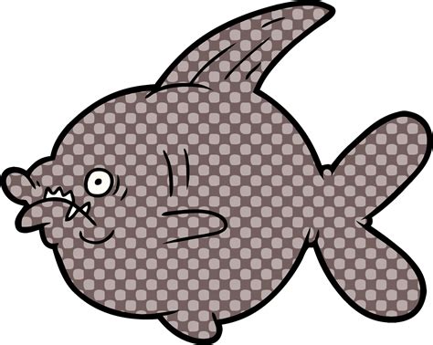 cartoon ugly fish 12360955 Vector Art at Vecteezy