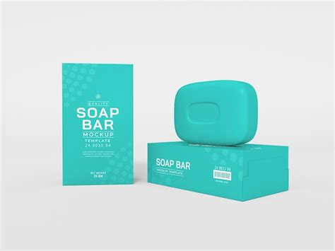 Premium Psd Soap Bar Packaging Mockup