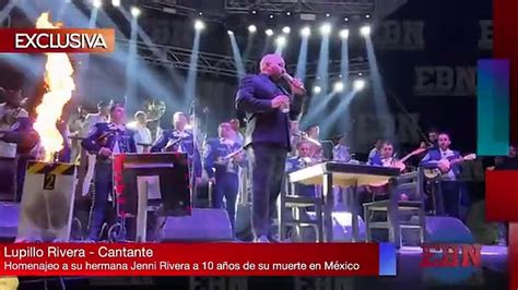 Lupillo Rivera Rompe En Llanto En El Homenaje Que Le Hizo A Jenni