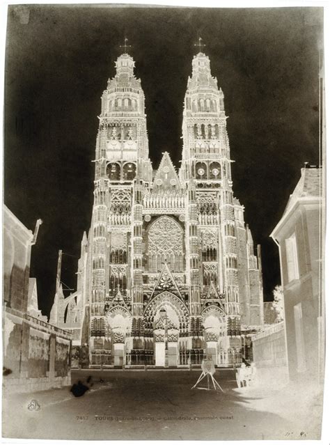 Tours Indre Et Loire Fa Ade Ouest Cath Drale Saint Gatien