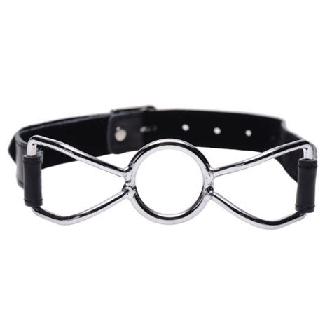 Spider Open Wide Mouth Gag Ball Metal Leather Bdsm Bondage Bds M S M Strict Face Fuck Vf Free