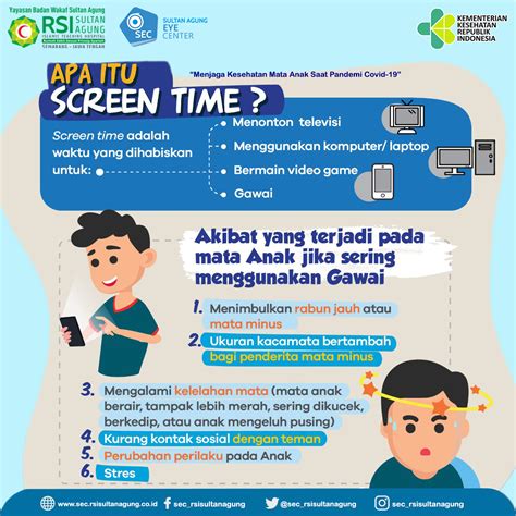 Sultan Agung Eye Center Mengenal Apa Itu Screen Time