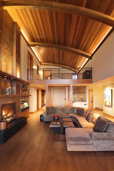 32 Wood Ceiling Designs Ideas For Wood Plank Ceilings