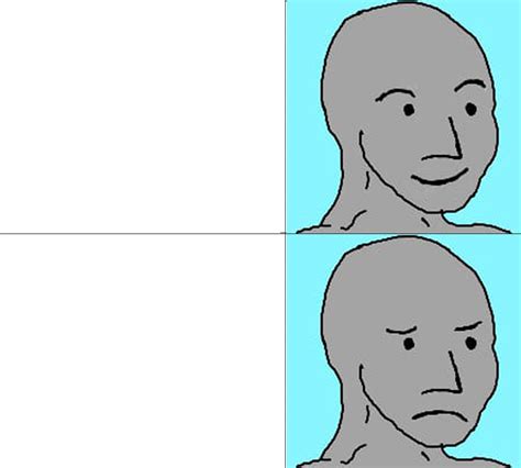 Wojak Happy Then Sad Blank Template Imgflip