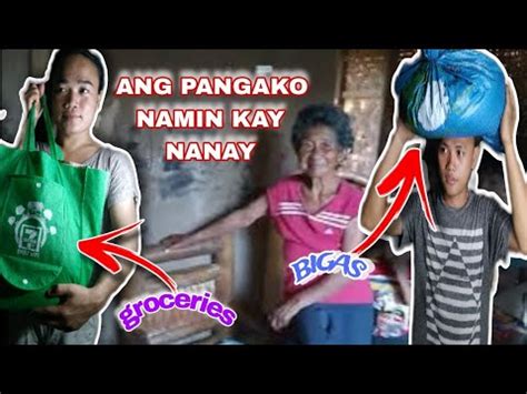 Nagdala Kami Ng Bigas At Kaunting Groceries Para Kay Nanay Coring Ang