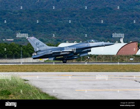 A U S Air Force F 16 Fighting Falcon Assigned To The 510th Fighter