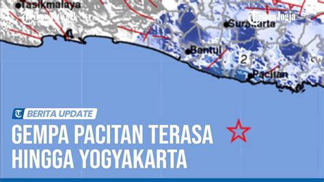 GEMPA M 4 8 GUNCANG PACITAN TERASA HINGGA YOGYAKARTA YouTube